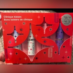 Clinique Kisses Lipstick Set - Red, Pink, Purple Hues